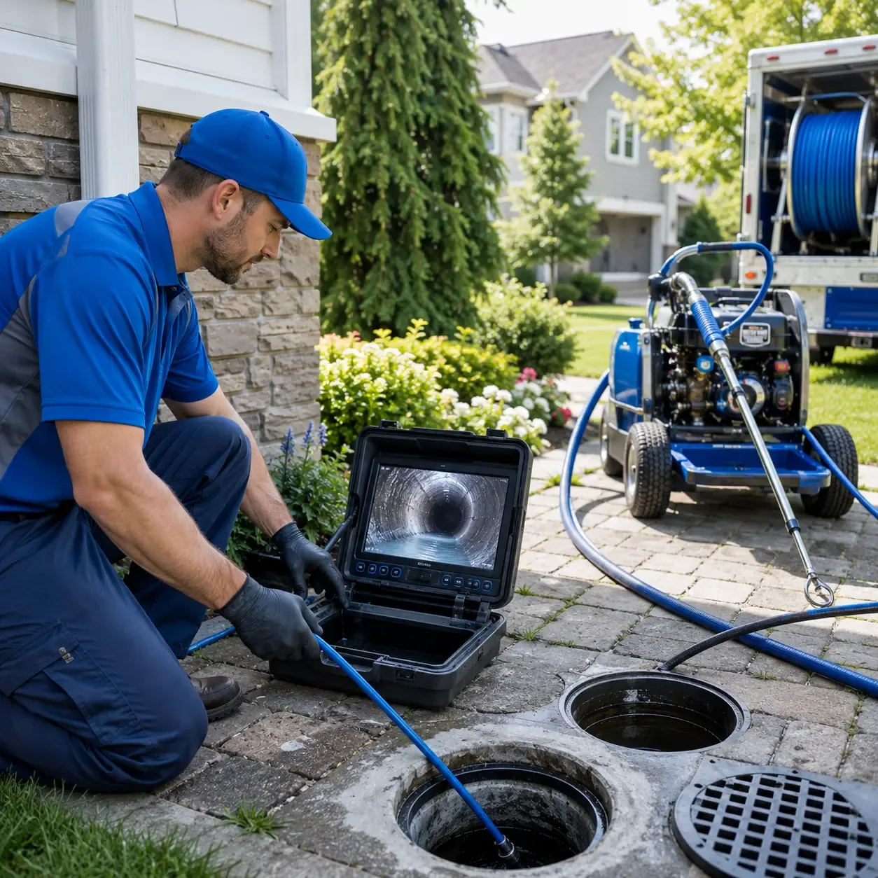 Outdoor drain cleaning professionals serving Toccoa Falls, GA